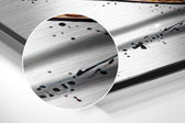 Free Love Brushed Aluminium Dibond Wall Art.