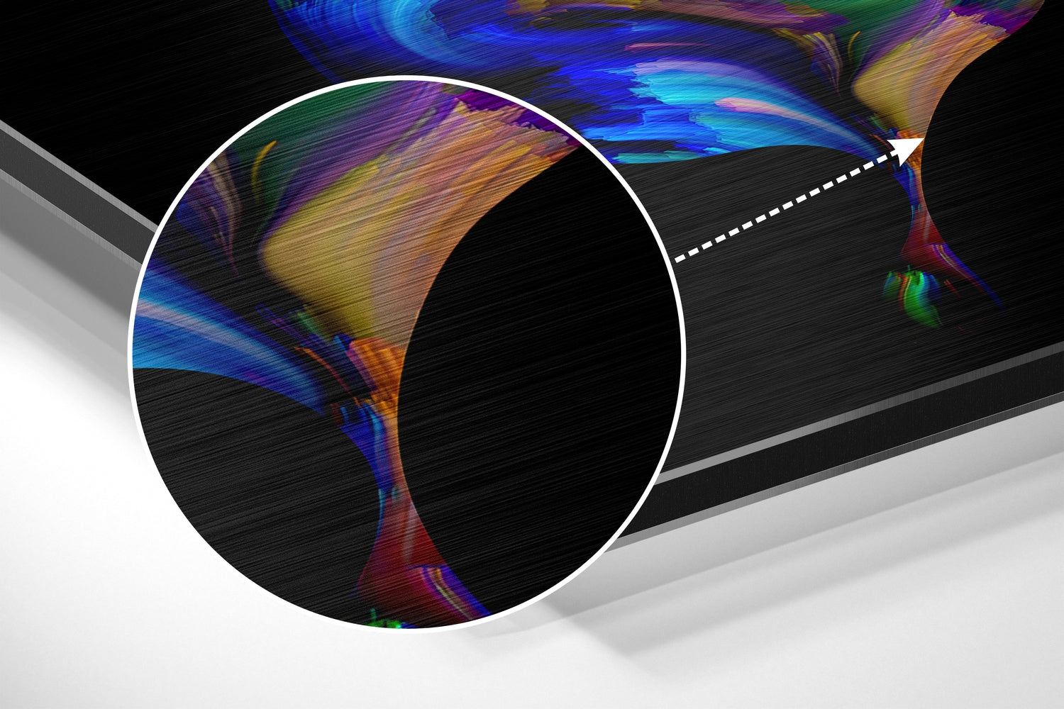 Butterfly Minds Brushed Aluminium Dibond Wall Art.