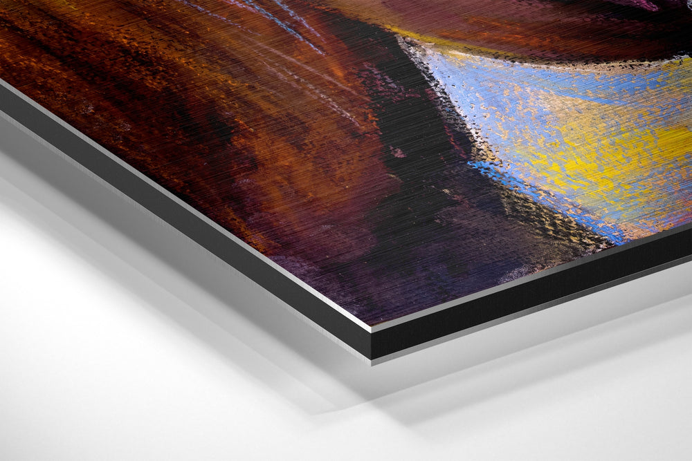 Horses Brushed Aluminium Dibond Wall Art.