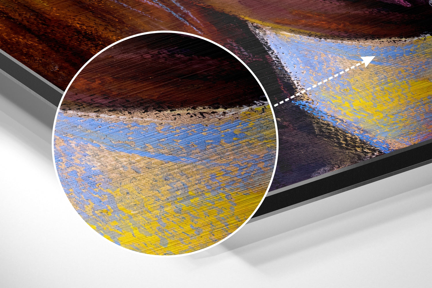 Horses Brushed Aluminium Dibond Wall Art.