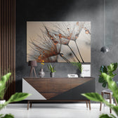 Dandelions Brushed Aluminium Dibond Wall Art.