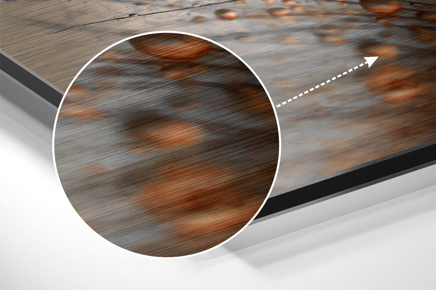 Dandelions Brushed Aluminium Dibond Wall Art.