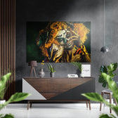 Clown Brushed Aluminium Dibond Wall Art.