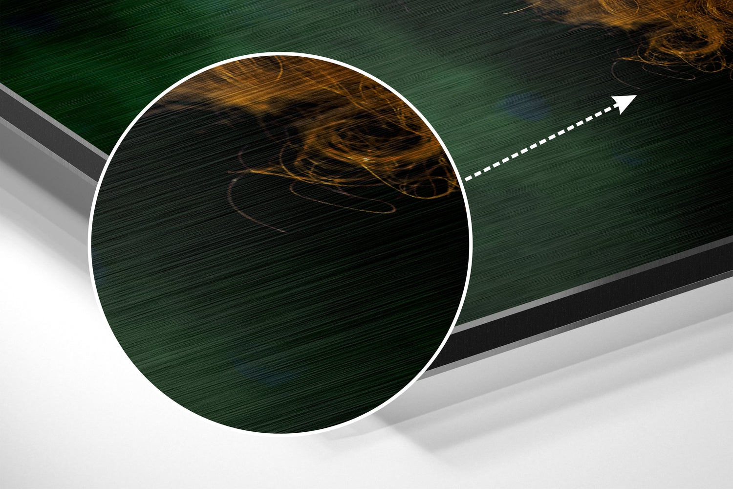 Clown Brushed Aluminium Dibond Wall Art.