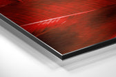 Leaves Brushed Aluminium Dibond Wall Art.