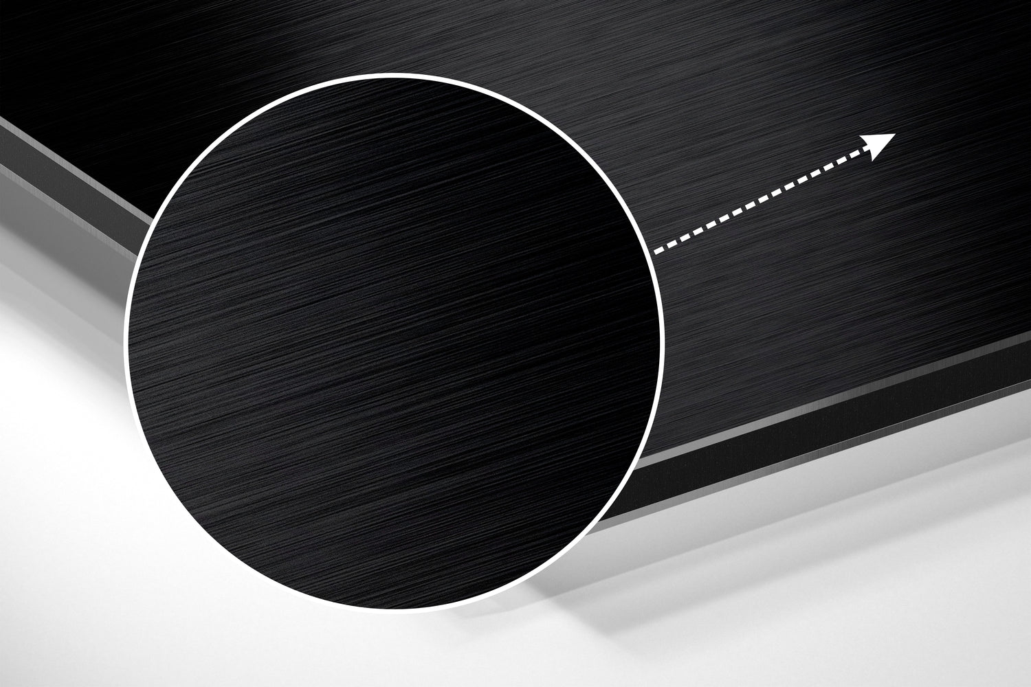 Woman Brushed Aluminium Dibond Wall Art.