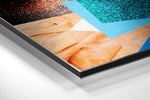 Patchwork Women  Brushed Aluminium Dibond Wall Art.