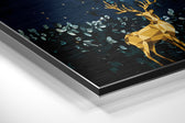 Deers of Dreams Brushed Aluminium Dibond Wall Art.