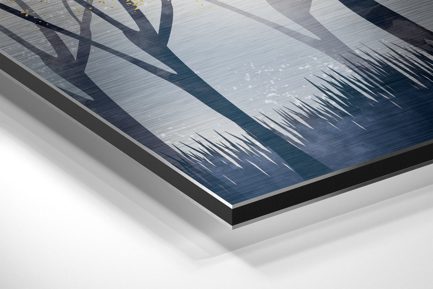 Deer of Dreams Brushed Aluminium Dibond Wall Art.