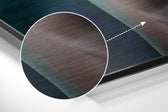 Butterfly Eyes Brushed Aluminium Dibond Wall Art.