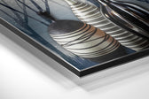 Vases of Dreams Brushed Aluminium Dibond Wall Art.