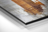 Iconic Buildings Brushed Aluminium Dibond Wall Art.