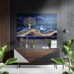 Deer of Dreams Brushed Aluminium Dibond Wall Art.