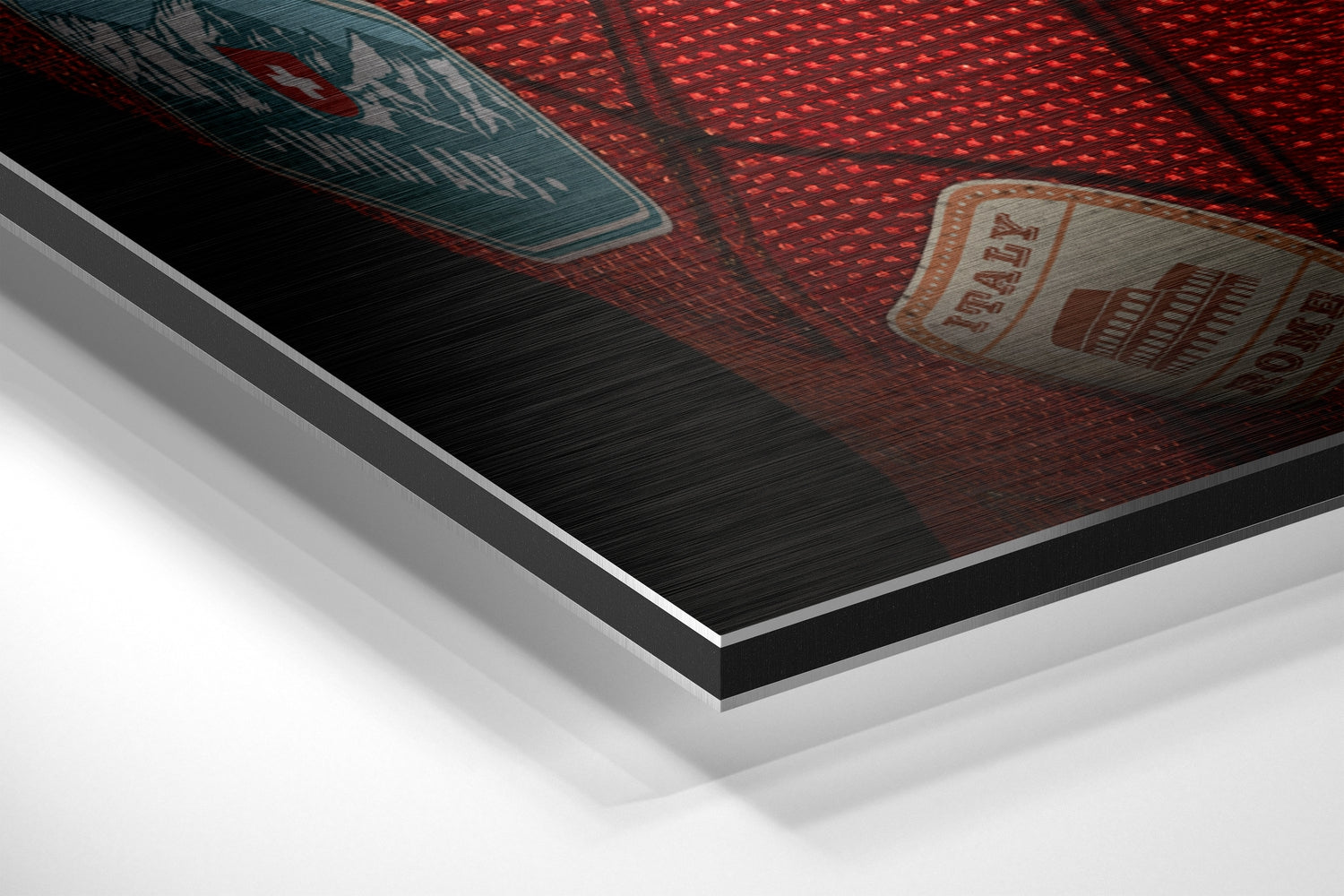 Spider Man Brushed Aluminium Dibond Wall Art.