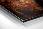 Wine Brushed Aluminium Dibond Wall Art.