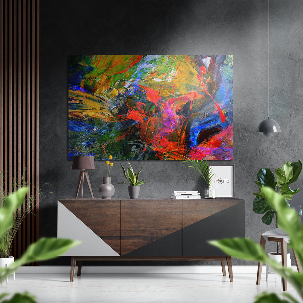 Anarchy of Colors Brushed Aluminium Dibond Wall Art.