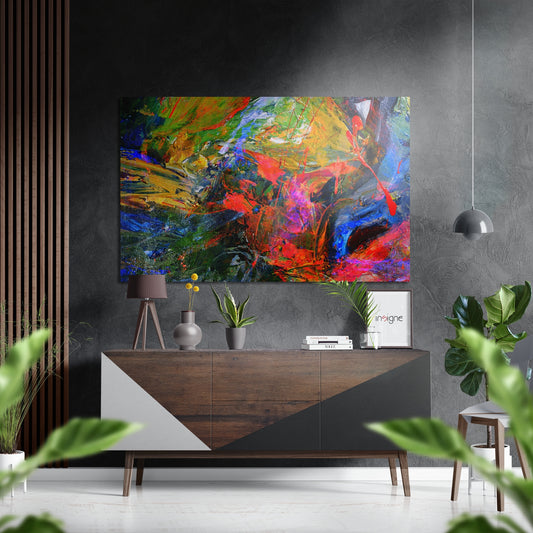 Anarchy of Colors Brushed Aluminium Dibond Wall Art.