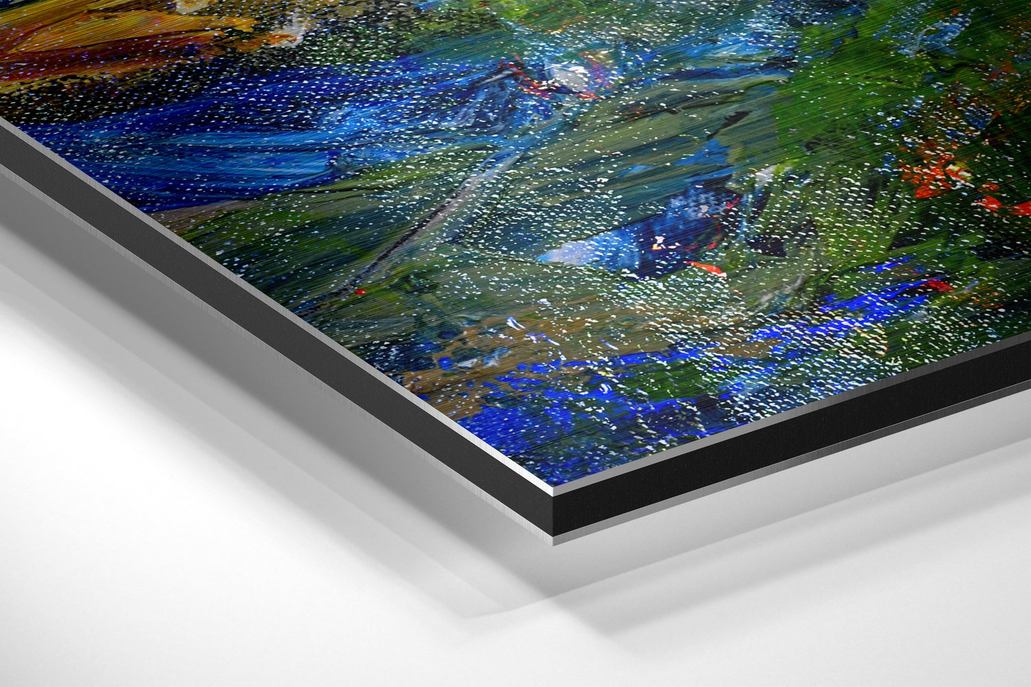 Anarchy of Colors Brushed Aluminium Dibond Wall Art.