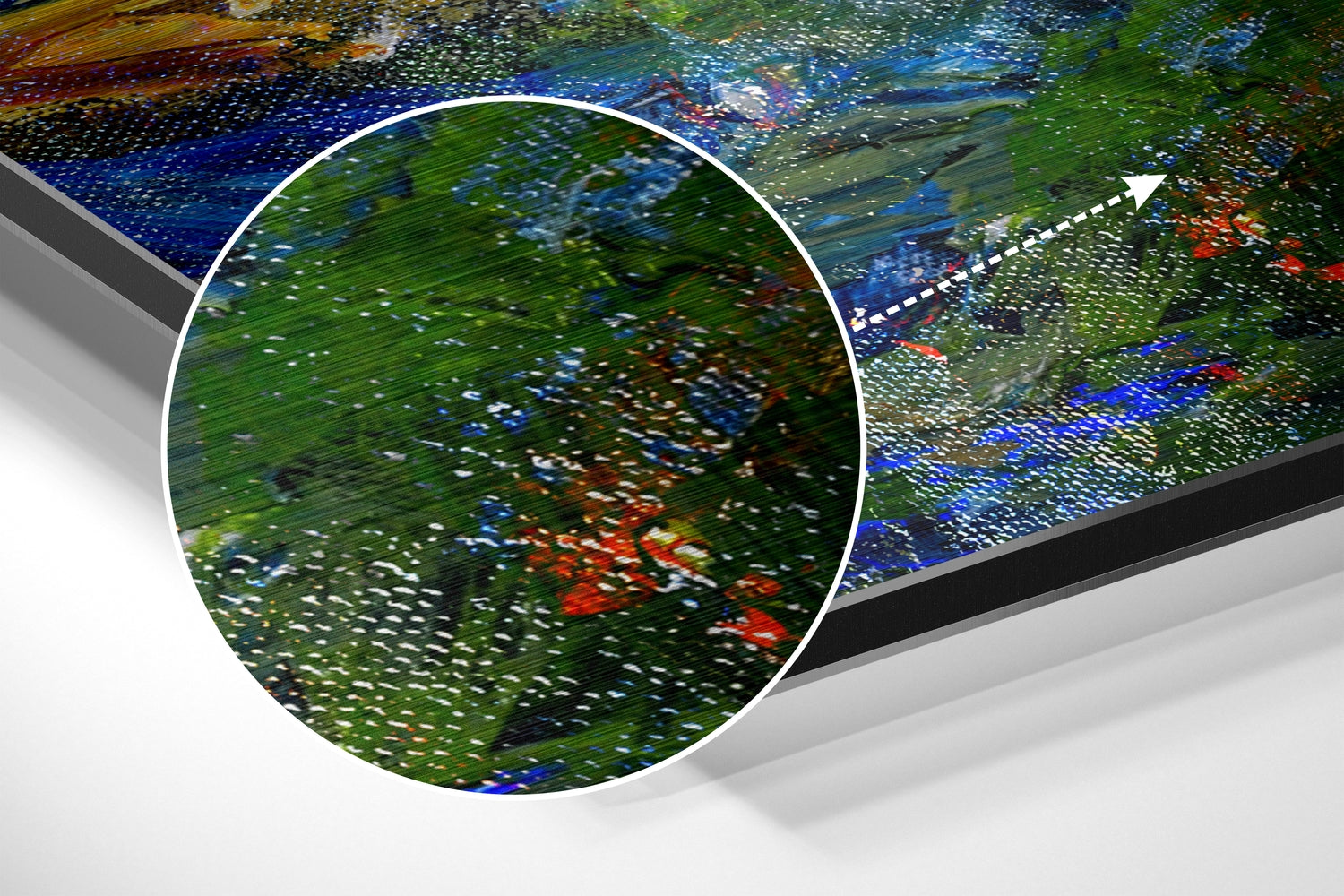 Anarchy of Colors Brushed Aluminium Dibond Wall Art.