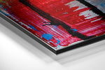 Shadow Flowers Brushed Aluminium Dibond Wall Art.