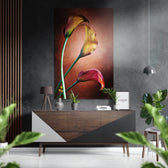 Lilly  Brushed Aluminium Dibond Wall Art.