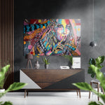 Ssssh Brushed Aluminium Dibond Wall Art.