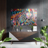 Ssssh Brushed Aluminium Dibond Wall Art.