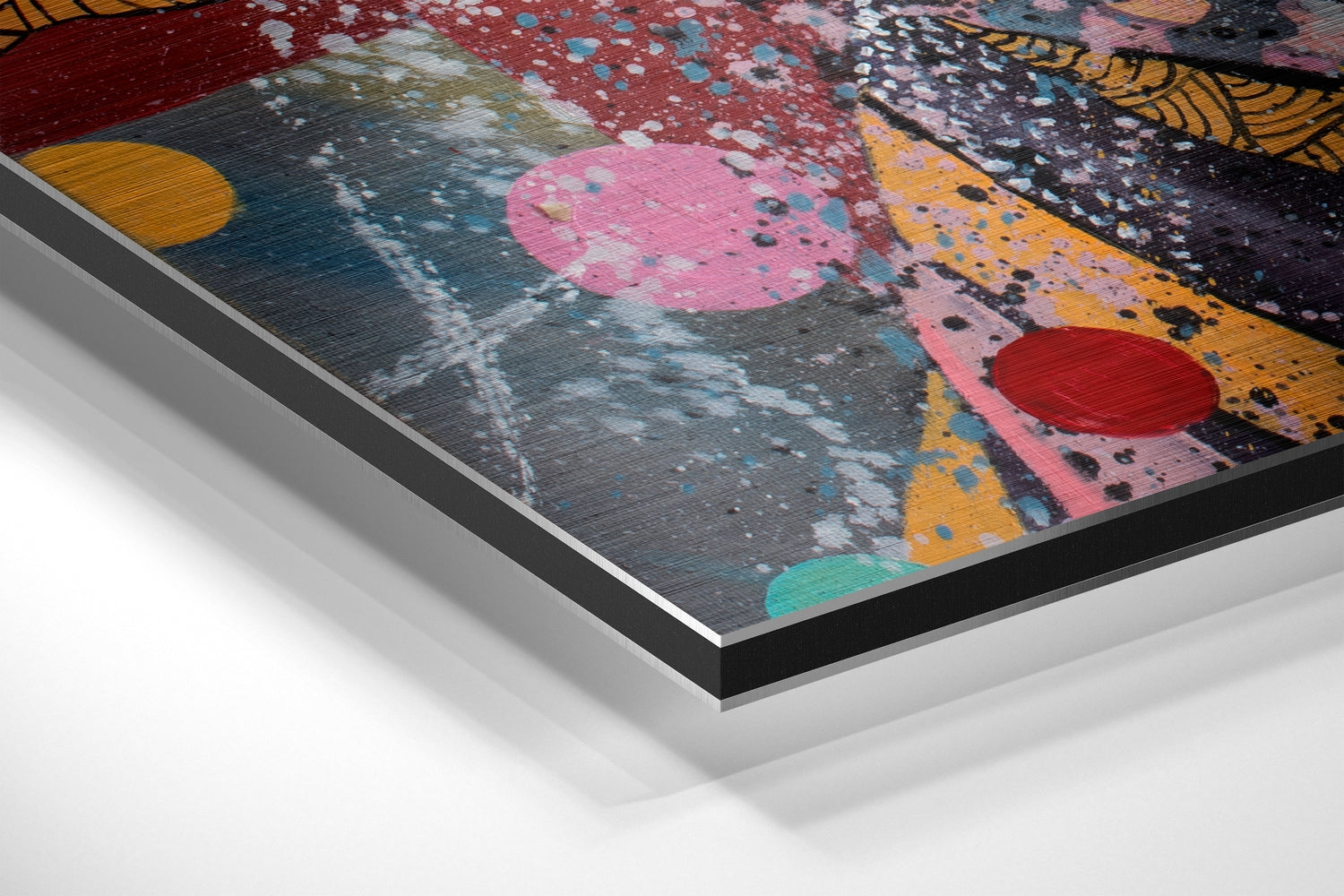 Ssssh Brushed Aluminium Dibond Wall Art.