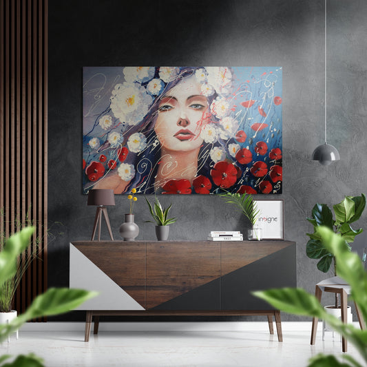 Beauty Brushed Aluminium Dibond Wall Art.