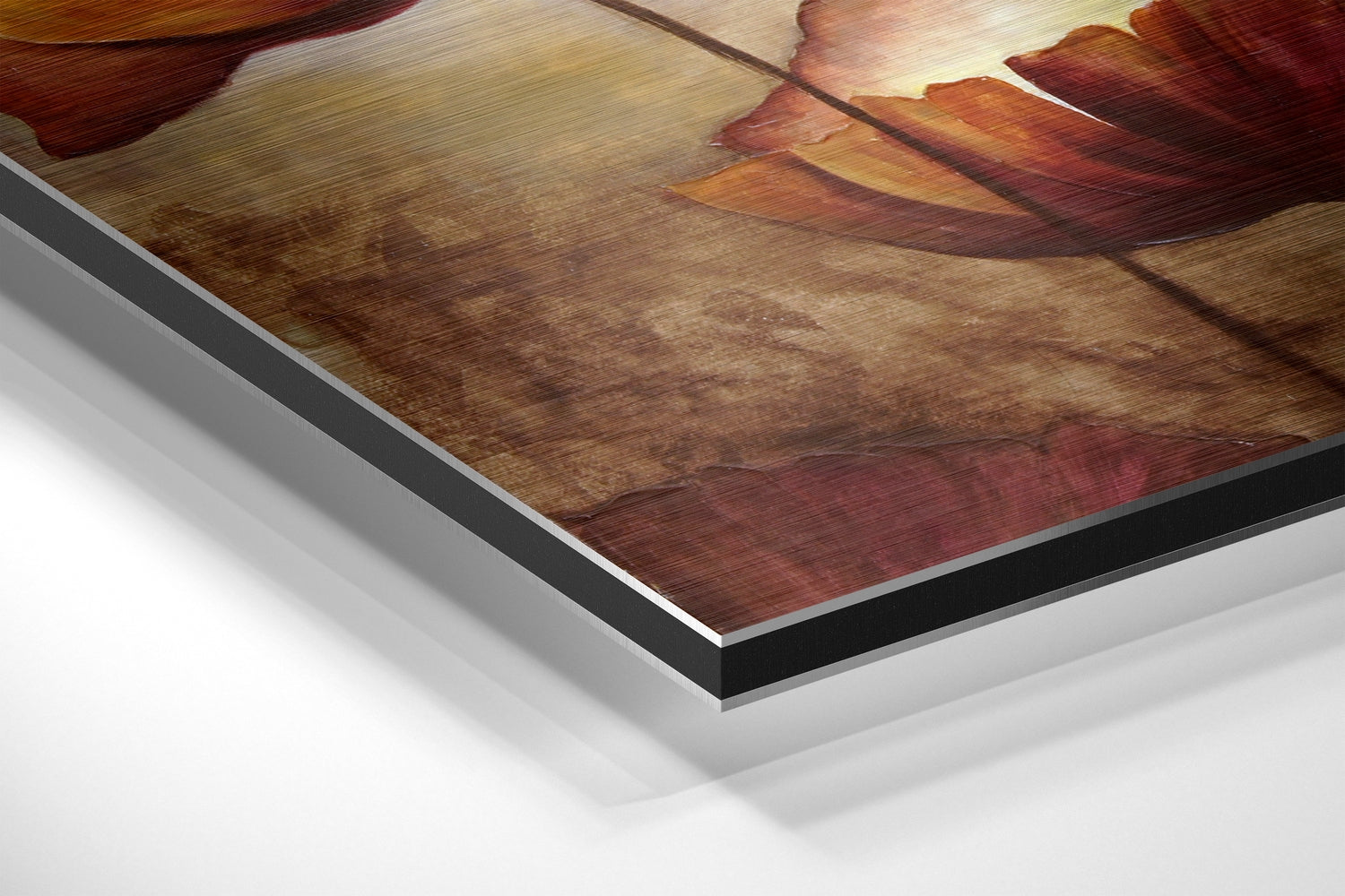 Puppies Brushed Aluminium Dibond Wall Art.