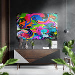 Anarchy of Colors Brushed Aluminium Dibond Wall Art.