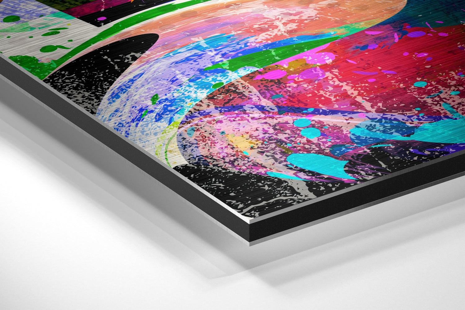 Anarchy of Colors Brushed Aluminium Dibond Wall Art.