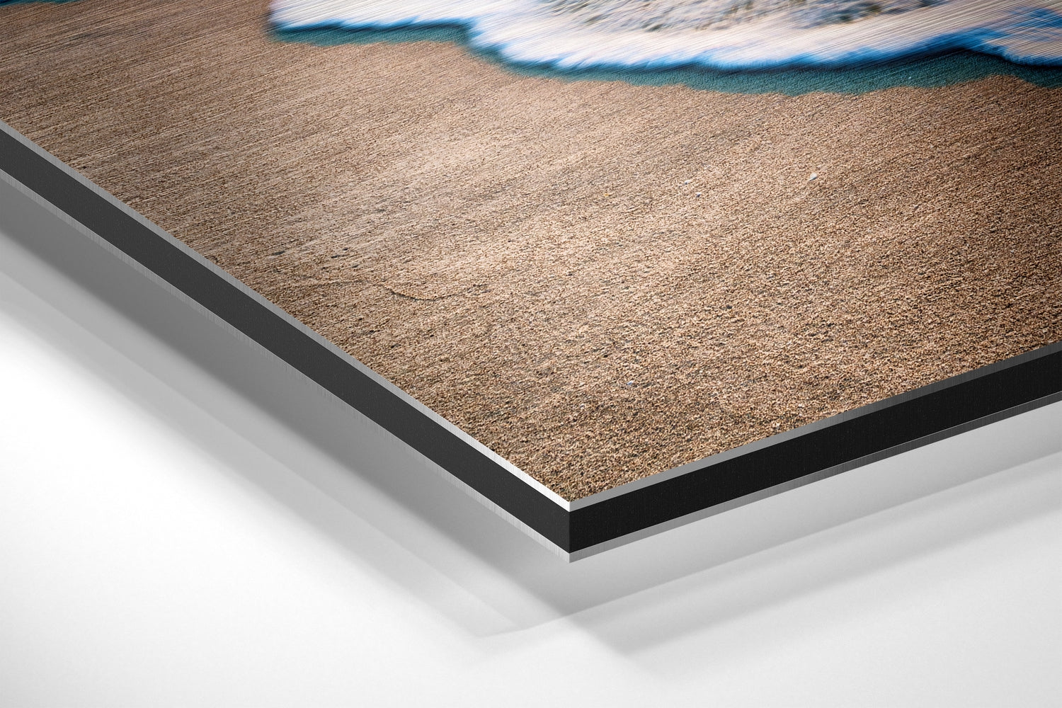 Sunset at the Beach Brushed Aluminium Dibond Wall Art.