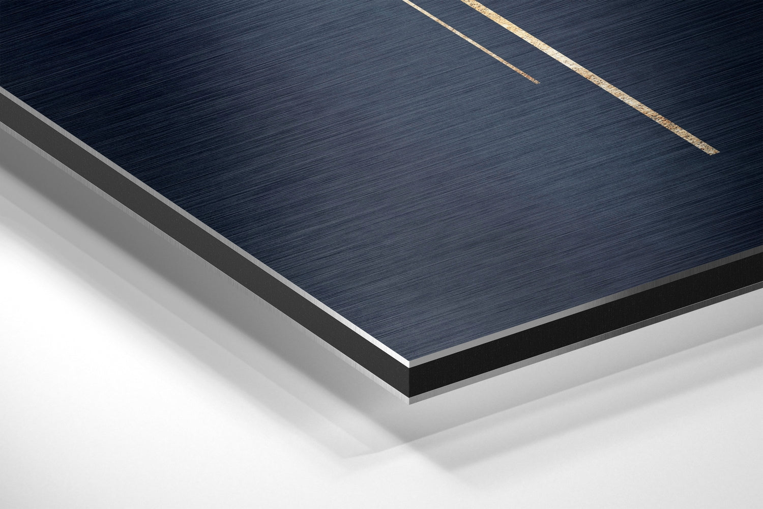 Speech Balloon Brushed Aluminium Dibond Wall Art.