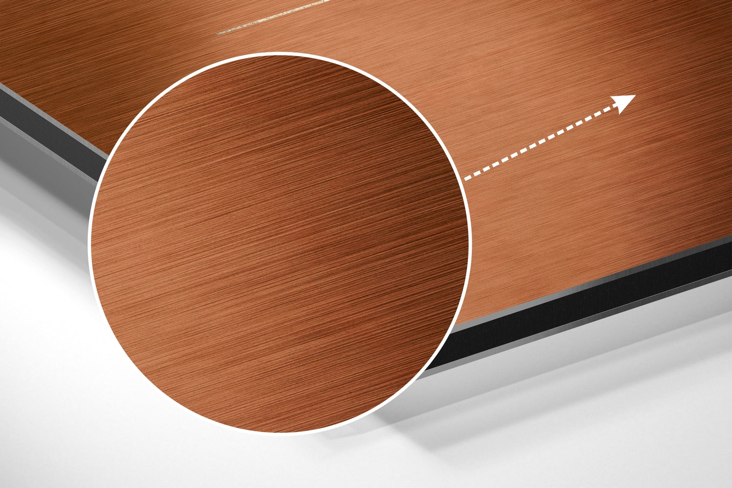 Moon Brushed Aluminium Dibond Wall Art.