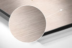 Shapes Brushed Aluminium Dibond Wall Art.