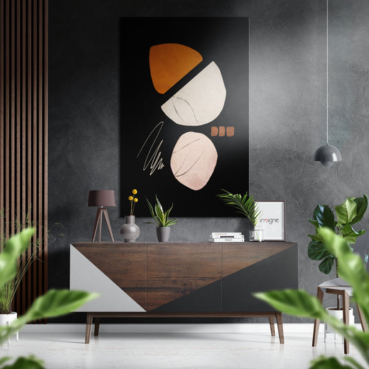 Acorn Brushed Aluminium Dibond Wall Art.