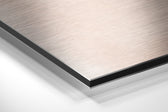 Dots Brushed Aluminium Dibond Wall Art.
