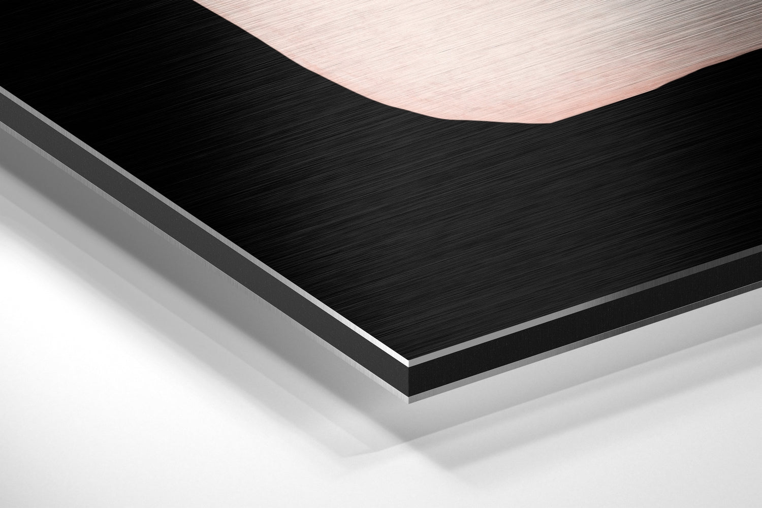 Lines Brushed Aluminium Dibond Wall Art.