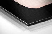 Lines Brushed Aluminium Dibond Wall Art.