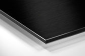 Skull Brushed Aluminium Dibond Wall Art.