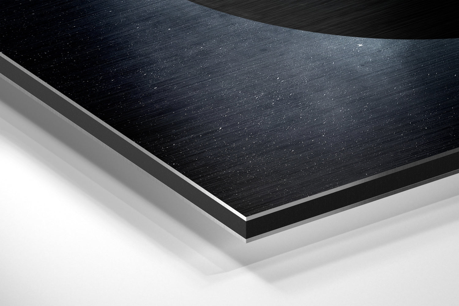 Earth Brushed Aluminium Dibond Wall Art.