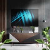 Brushstroke Brushed Aluminium Dibond Wall Art.
