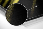 Brushstroke Brushed Aluminium Dibond Wall Art.