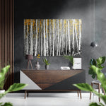 Forest Brushed Aluminium Dibond Wall Art.