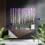 Forest Brushed Aluminium Dibond Wall Art.