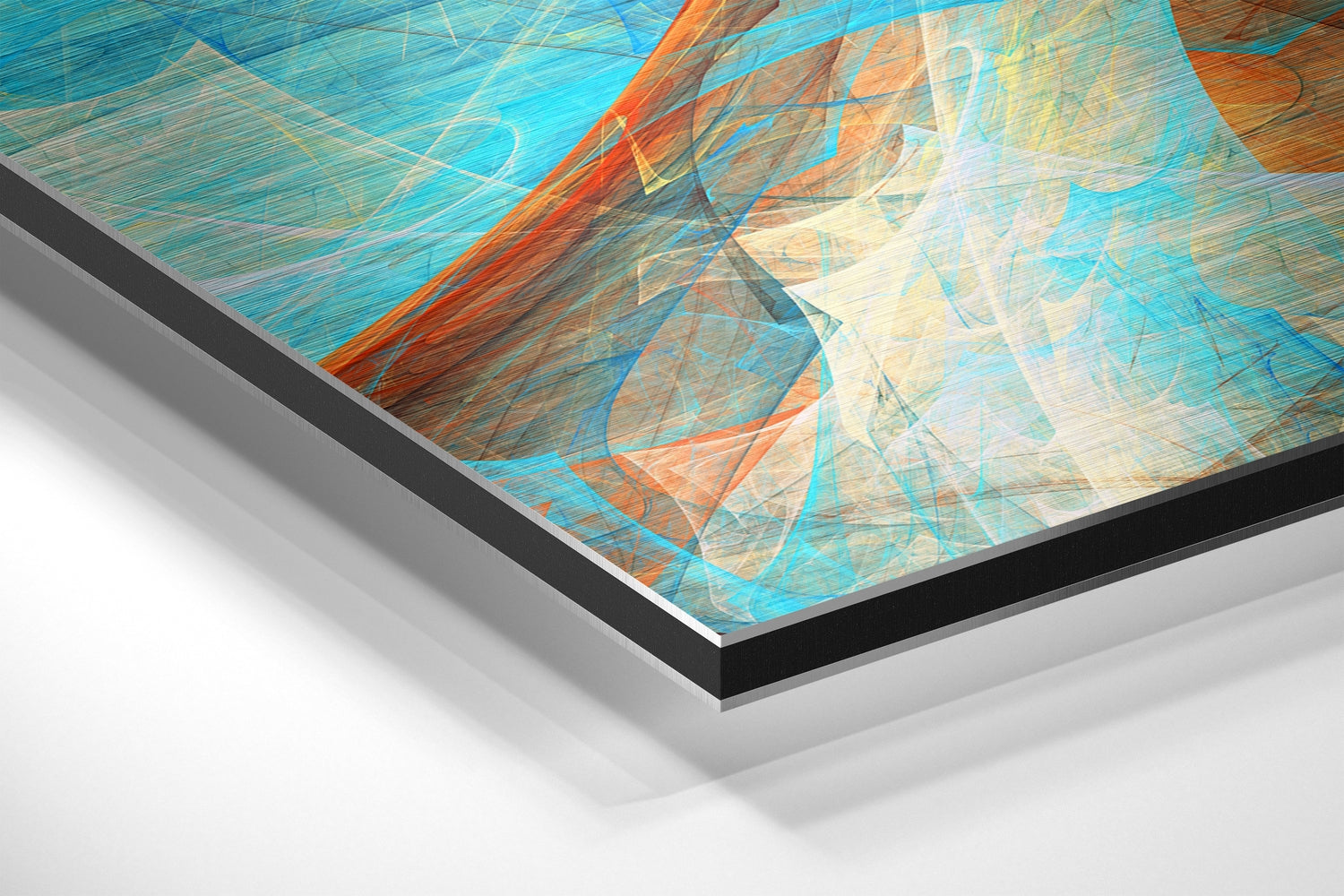 Marbleous Brushed Aluminium Dibond Wall Art.