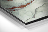 Marbleous Brushed Aluminium Dibond Wall Art.