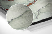 Marbleous Brushed Aluminium Dibond Wall Art.