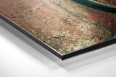 Retro Bcycle  Brushed Aluminium Dibond Wall Art.